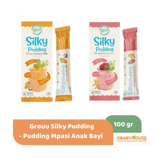 

Grouu Silky Pudding - Puding Mpasi Anak Bayi 100 gr