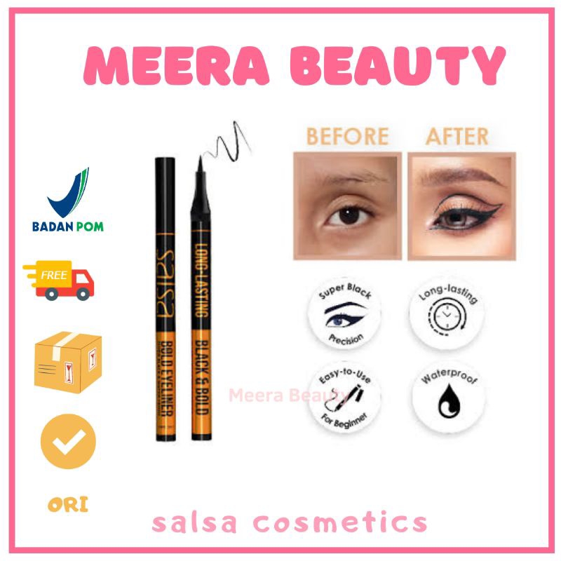 ❤MEERA BEAUTY❤ SALSA BOLD EYELINER