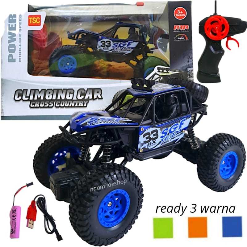 Mobil Remote Kontrol Rc Super High Speed Climbing Car mainan mobil JEEP OFFROAD