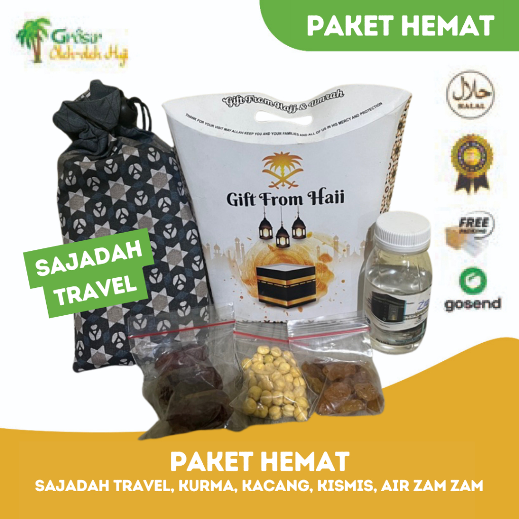 Paket Oleh Oleh Haji Umroh + Sajadah Travel