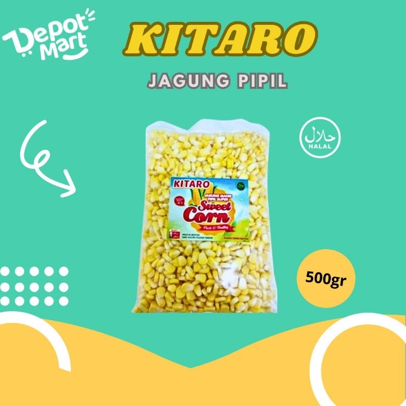 

Depot Kuliner Jagung Pipil Super Manis Beku Kitaro 500 Gr - Depot Mart