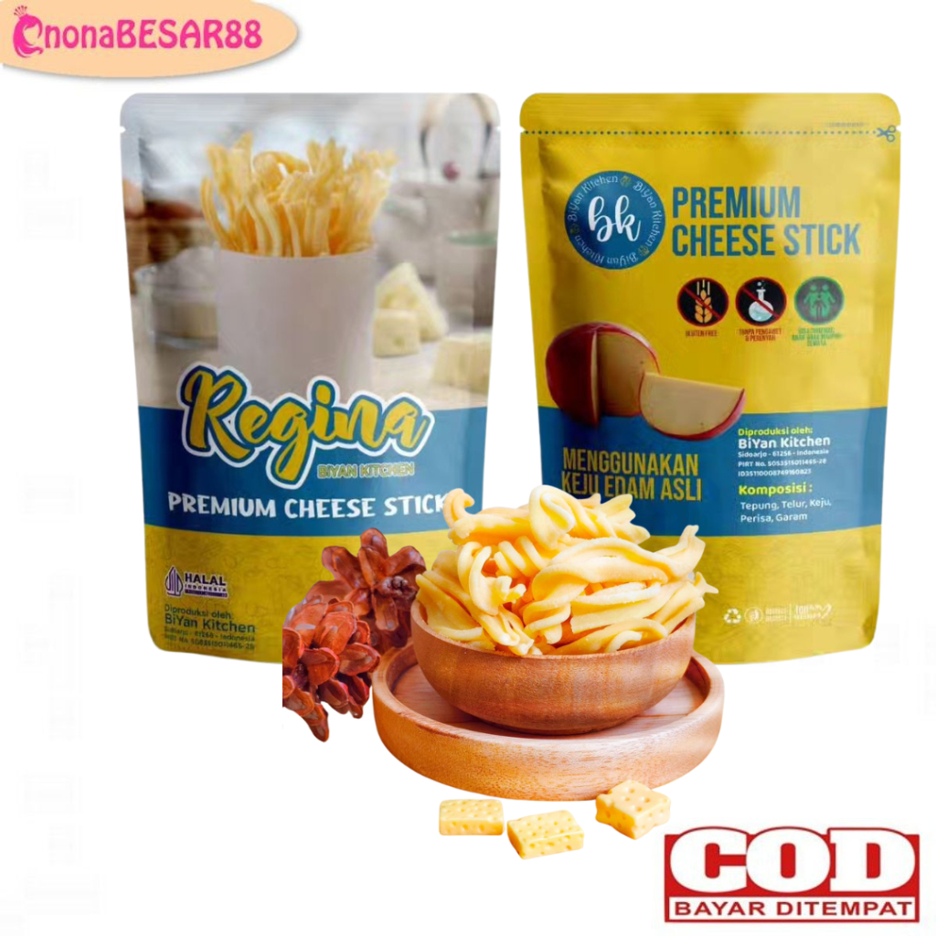 

Regina Premium Cheese Stick 75gr / Stick Cheese Enak / Stick Keju / Snack