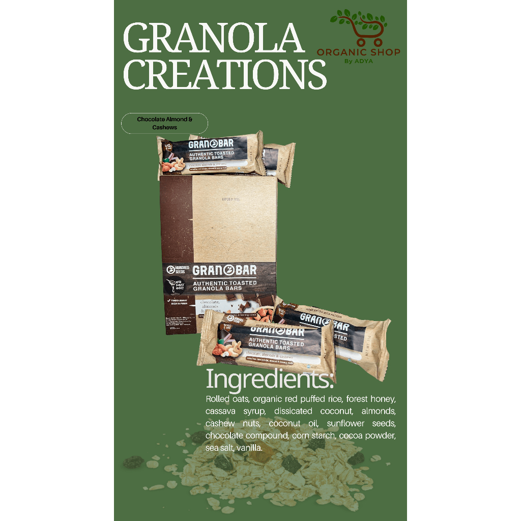 

Granobar Chocolate Almond Cashew by Granola Creations