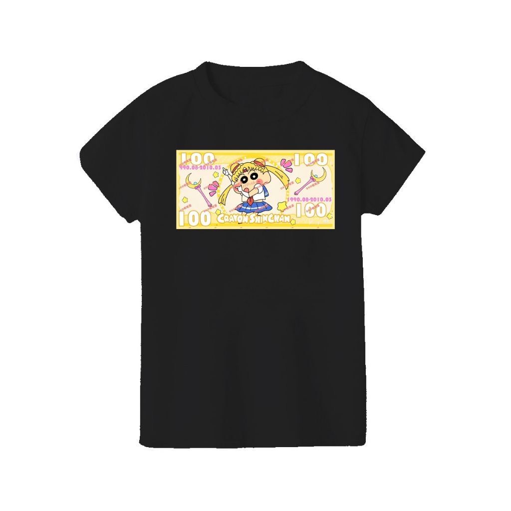 MYSTIQUE.ID-BAJU KAOS SHINCH*N DOLLAR CHARACTERS-TSHIRT LUCU KEREN DAN AESTETIC