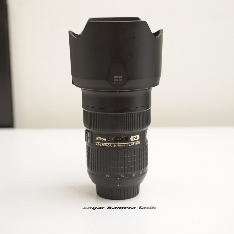 lensa nikon 24-70 mmF2.8 Nano mulus