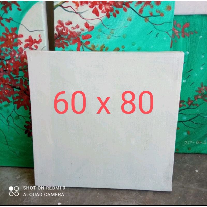 

KANVAS 60 X 80 TC MARSOTO UDAH PAKAI SPANDRAM / BINGKAI