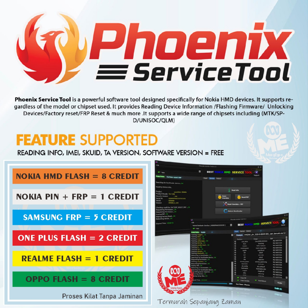 Phoenix Service Tool |  FRP SAMSUNG NOKIA