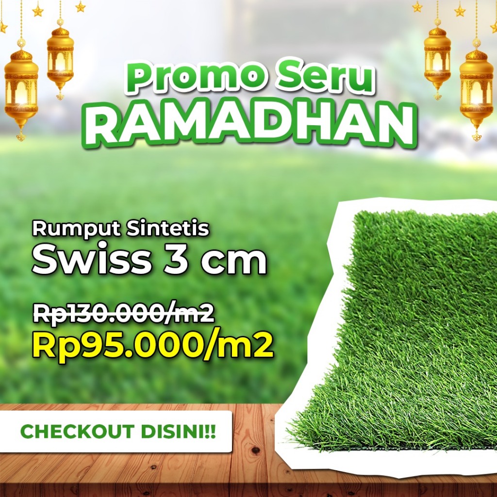 Rumput Sintesis Outdoor Rumput Sintetis 100x200 Rumput Sintesis Swiss 3cm