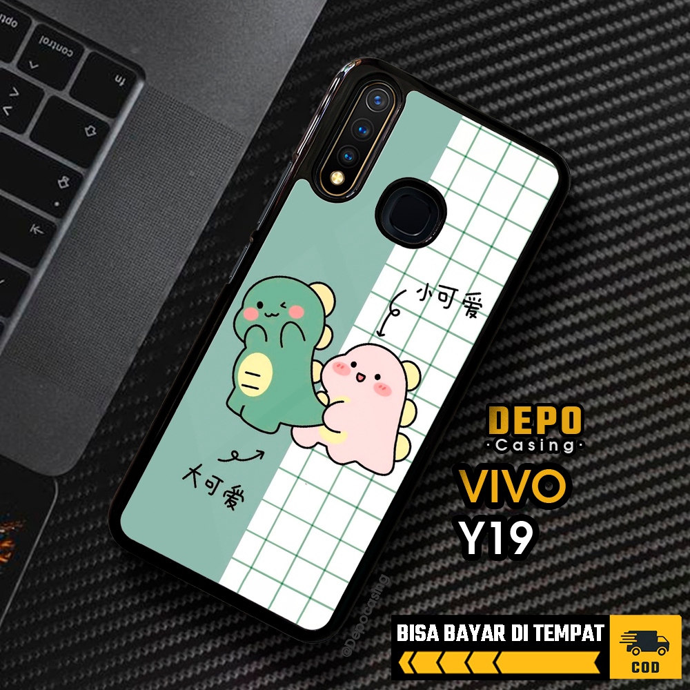 Case Vivo Y19 Casing Vivo Y19 Casing Depo Casing [DINO] Case Glossy Case Aesthetic Custom Case Anime