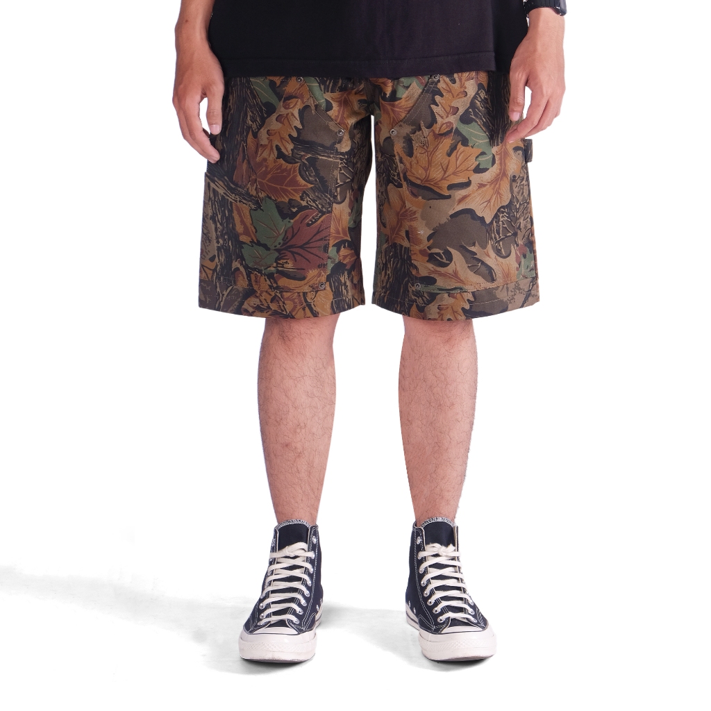 CHASER REAL TREE CAMOUFLAGE DOUBLE KNEE SHORT PANTS