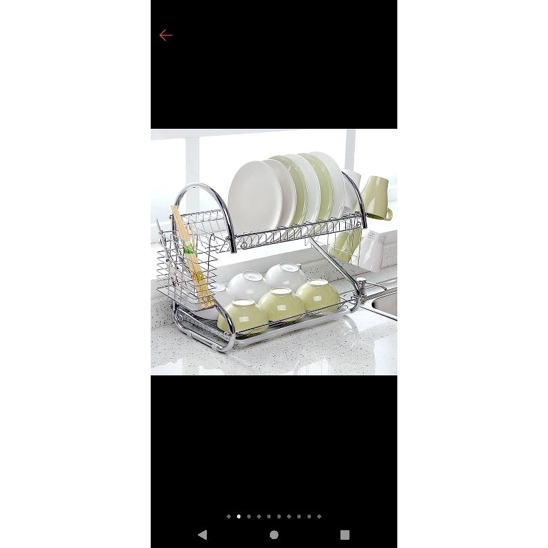 rak stainless 2 susun