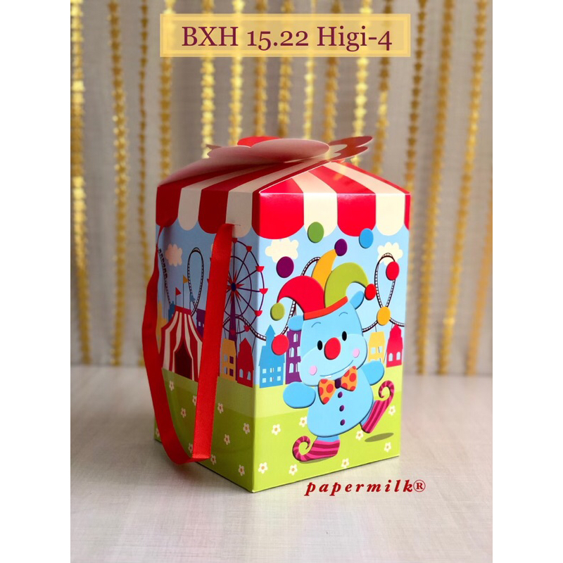 

Papermilk // BXH 15.22 Hi-Gi 4, Gift Box, Kotak Lipat, Kotak Hadiah, Box instant, kotak kue kering 250-500g