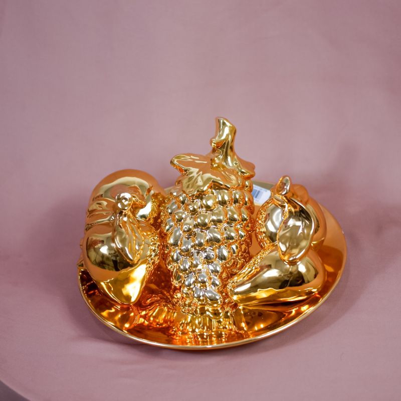 PANJANGAN MEJA BUAH BUAHAN KERAMIK IMPORT HIASAN PERCANTIK RUMAH