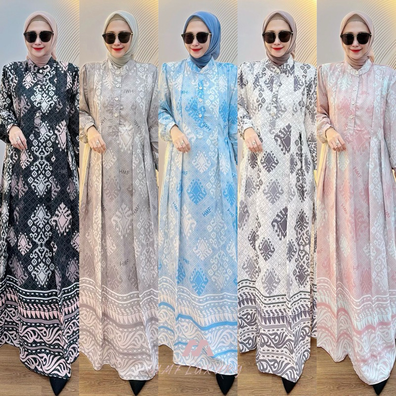 READY MODEL TREND TERBARU 2024 DRESS GAMIS MONICA VOL 2 BEST SELLER BY HMF LUXURY ORIGINAL