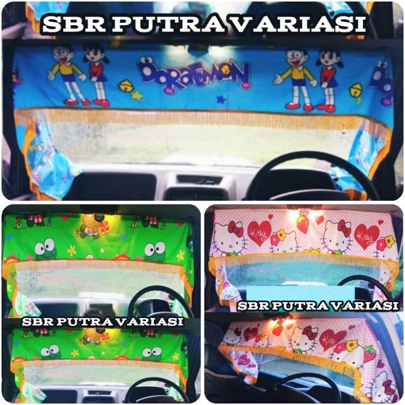 gorden Lis kaca depan (Lurus)  mobil Truk HINO Fuso/gorden list kaca depan mobil