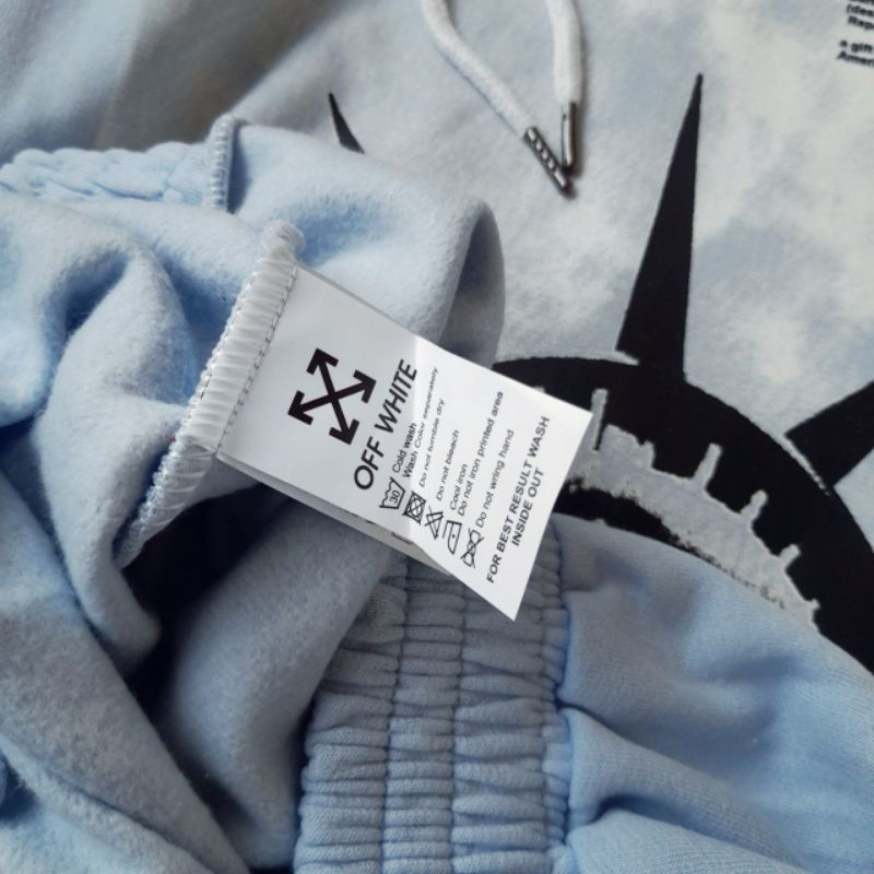 Hoodie off white c/o Virgil Abloh Liberty
