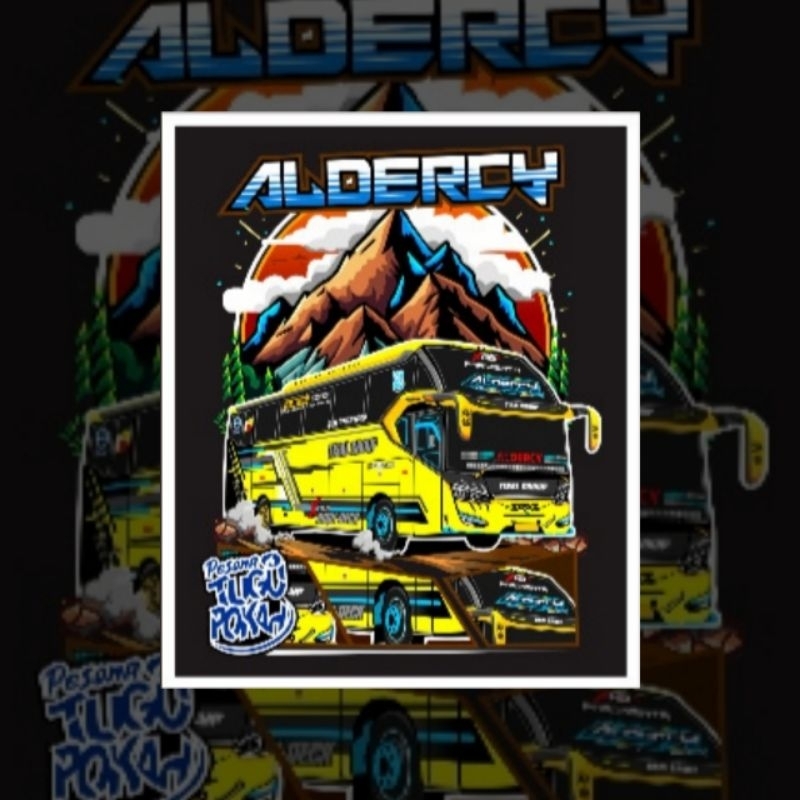 

(free sticker)CETAK STICKER BUSMANIA 5 PCS ALDERCY HOLOGRAM TERMURAH