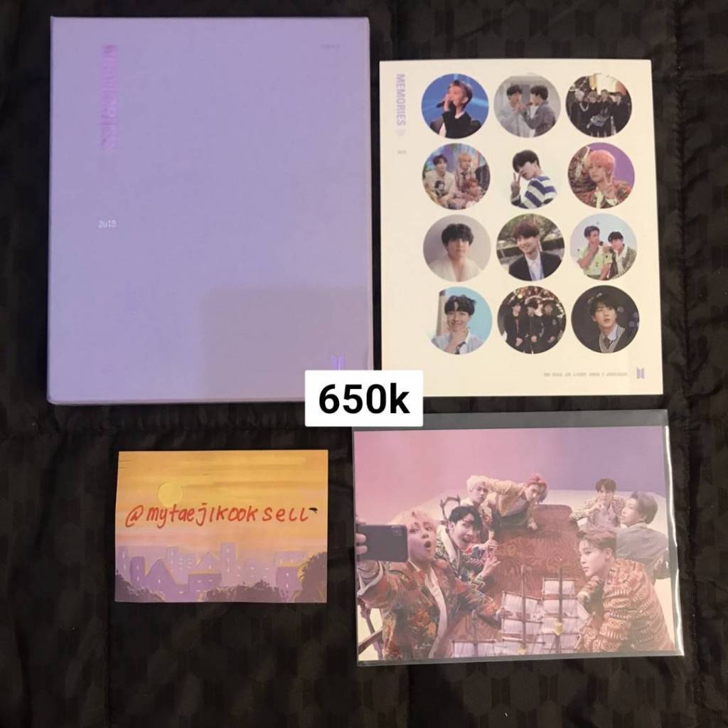 BTS Memories 2018 Bluray Fullset dvd sticker postcard - PC photocard unsealed rare