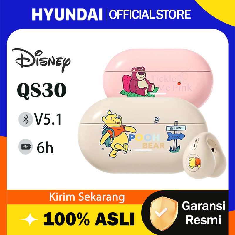 	 Hyundai X Disney QS30 True Wireless TWS Earphone Mini Headset Bluetooth	