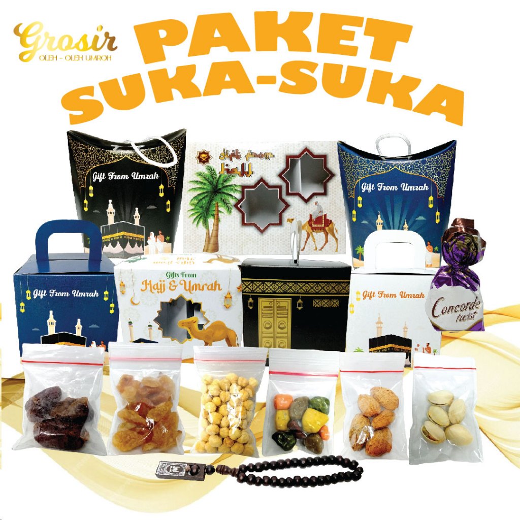 

Paket Oleh Oleh Haji Dan Umroh Terlengkap - Isi Paket Suka Suka Pilih Sendiri