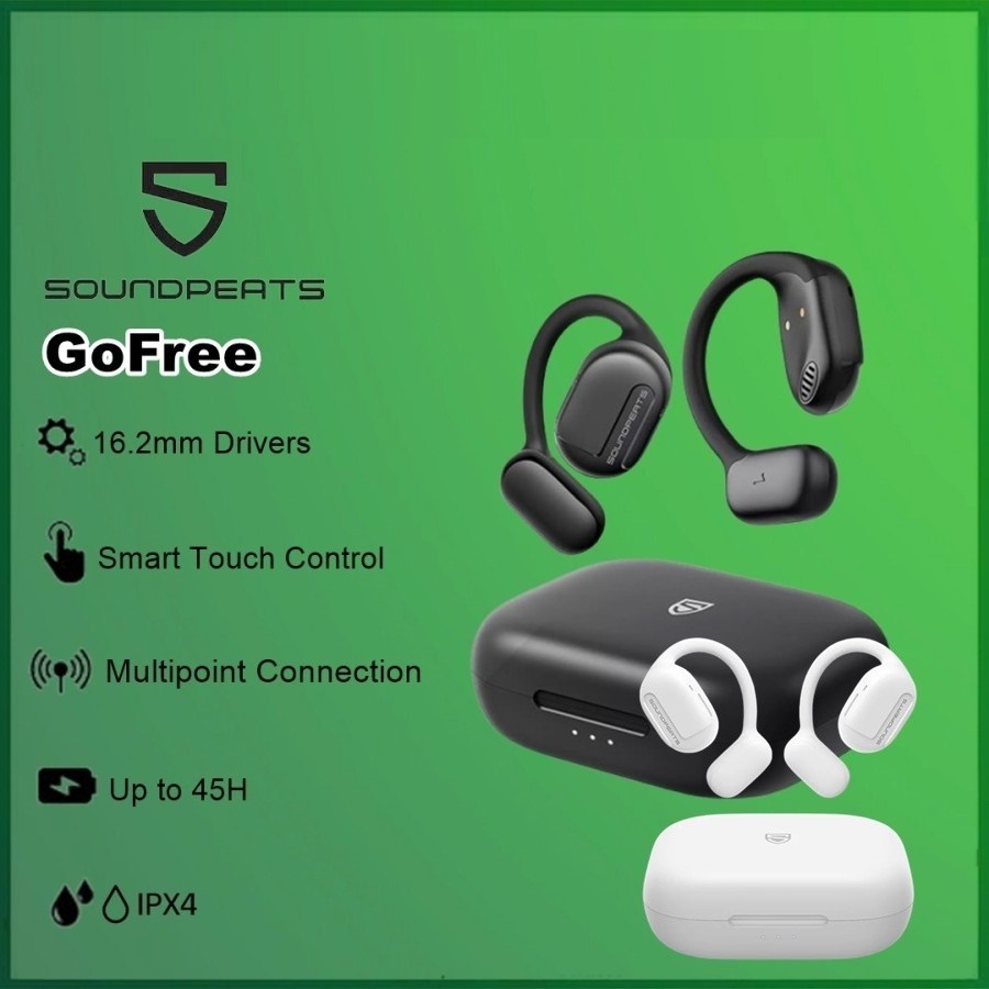 SoundPEATS GoFree Go Free TWS True Wireless Open Ear Comfort Sport