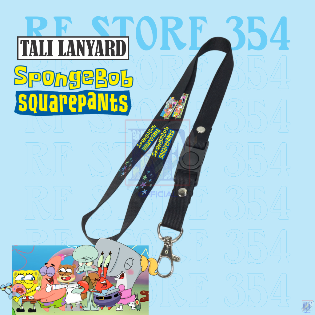 

TALI LANYARD KARTUN SPONGEBOB SQUAREPANTS | LANYARD SPONGEBOB AND FRIEND BIKINI BUTTON - TALI ID CARD GANTUNGAN KUNCI GANTUNGAN FLASHDISK GANTUNGAN NAMETAG TALI LANYARD BEST SELLER COD