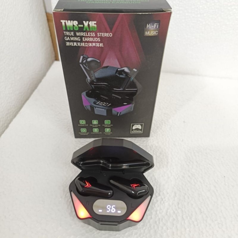 Headset Bluetooth Gaming TWS X15
