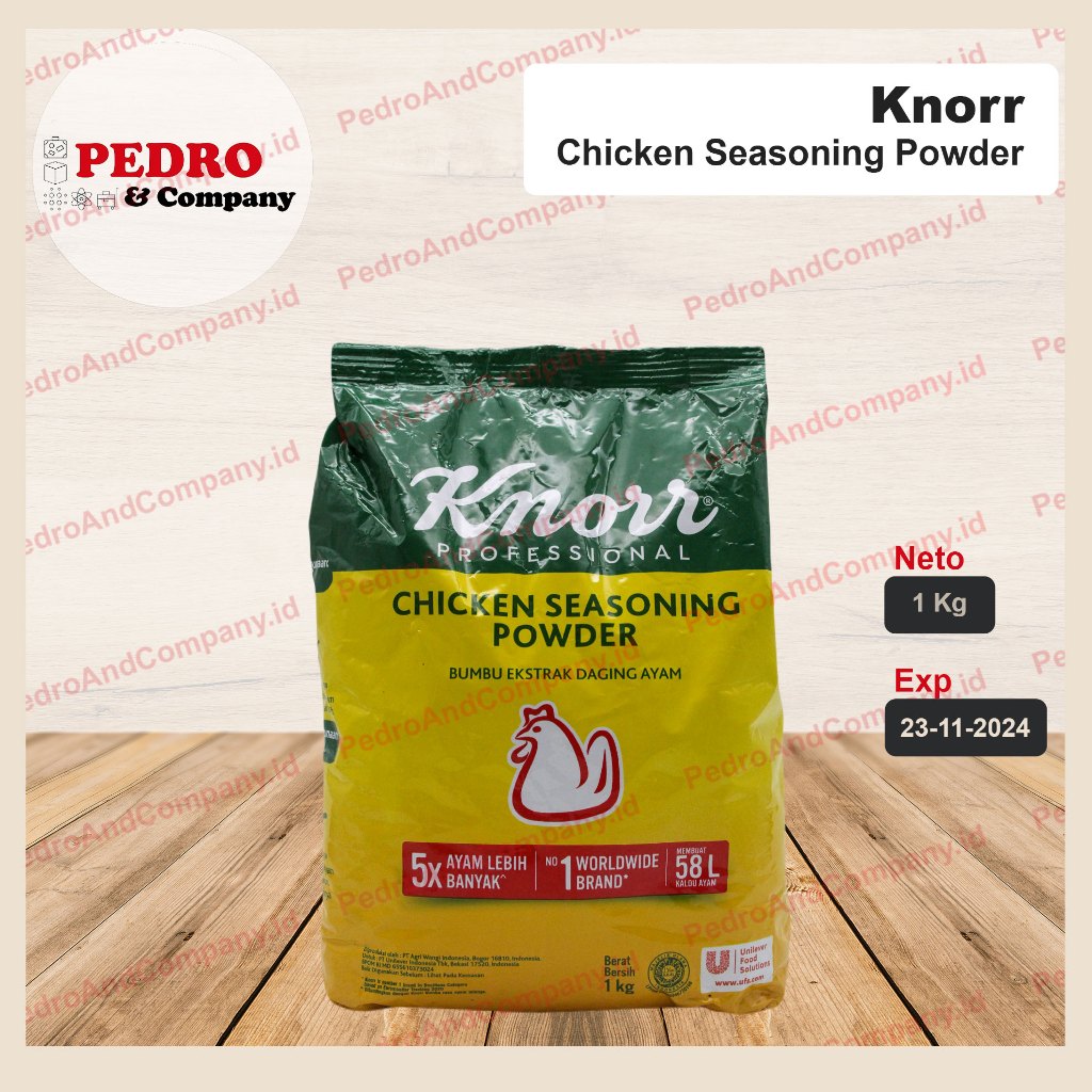 

knorr chicken seasoning powder 1kg NO MSG - kaldu ayam estrak extract chicken