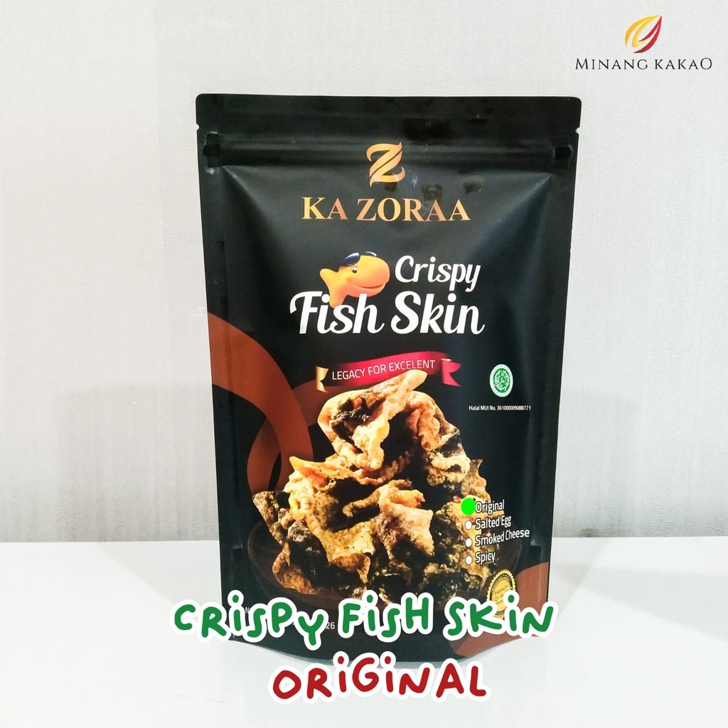 

Crispy Fish Skin - Original - Keripik Kulit Ikan Patin Rasa Original - 50gr