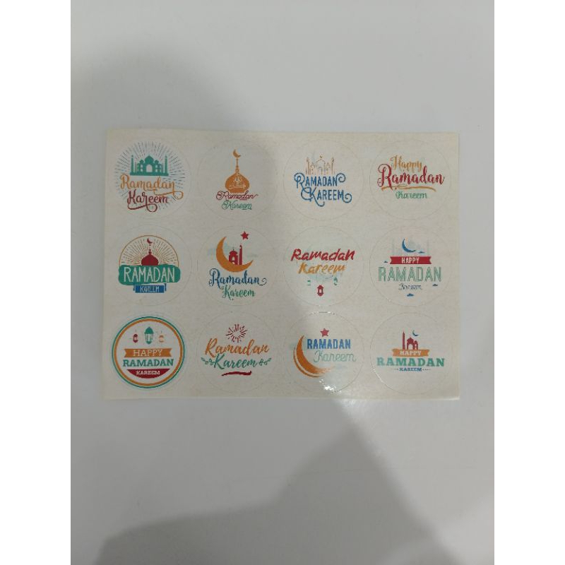 

Sticker Ramadhan Kareem 12pcs STC0027