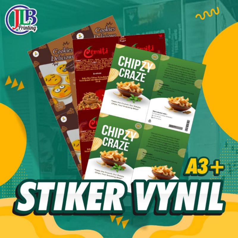 

| Cetak Stiker Vynil A3 (30×47)