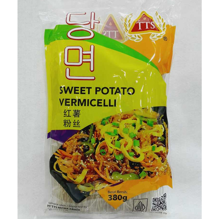 

[HALAL] TTS Sweet Potato Vermicelli Sohun Ubi 380gr Soun Kentang Japchae Korea Japcae Japjhae