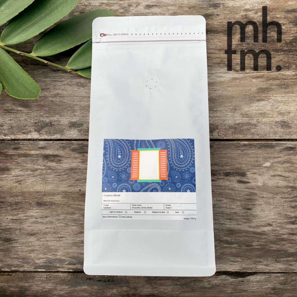 

Kopi Espresso Blend Es Kopi Susu Arabika Robusta 20A:80R Cemara Blend 1kg