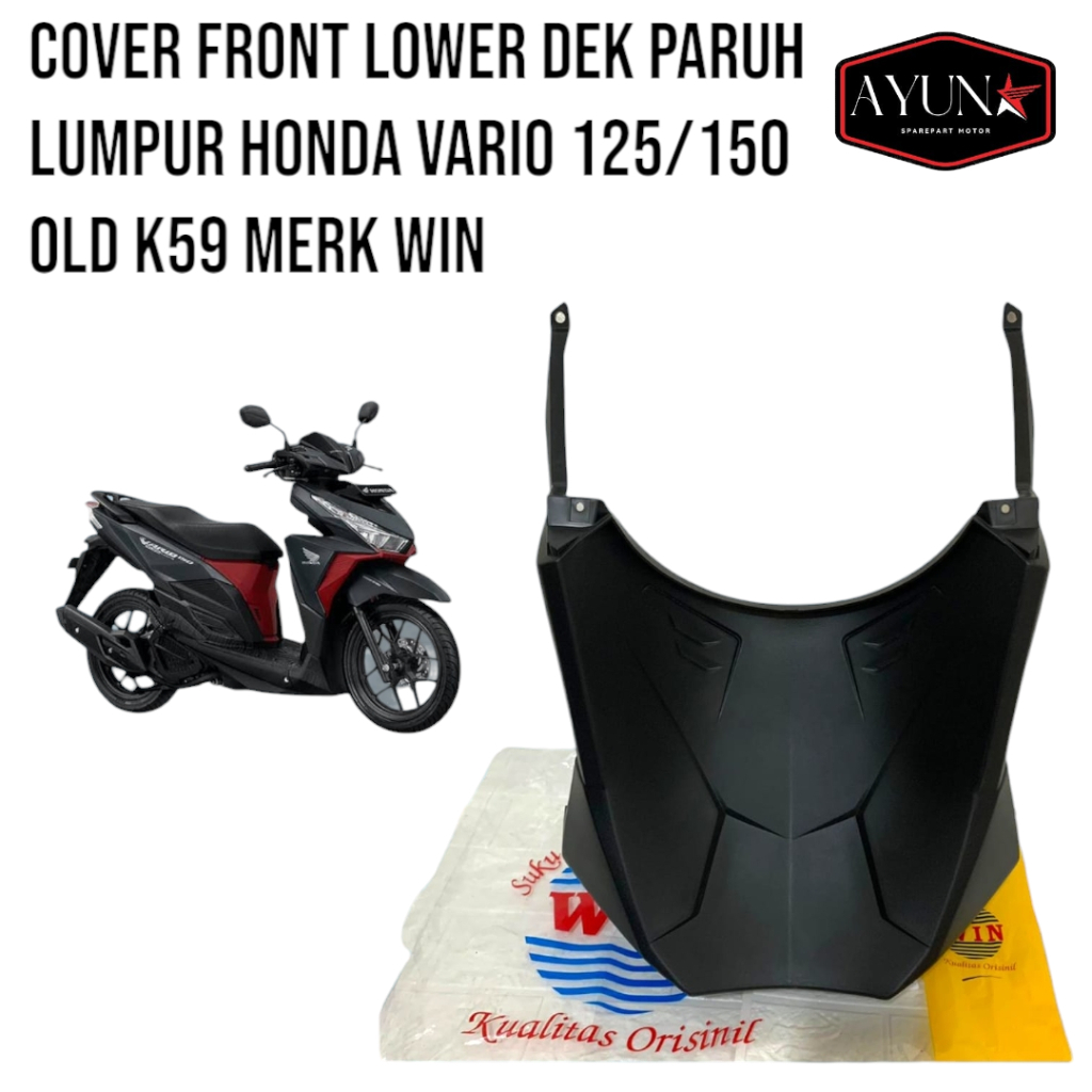 cover front lower honda vario 125 led old vario 150 led old dek paruh lumpur vario 125 vario 150 201