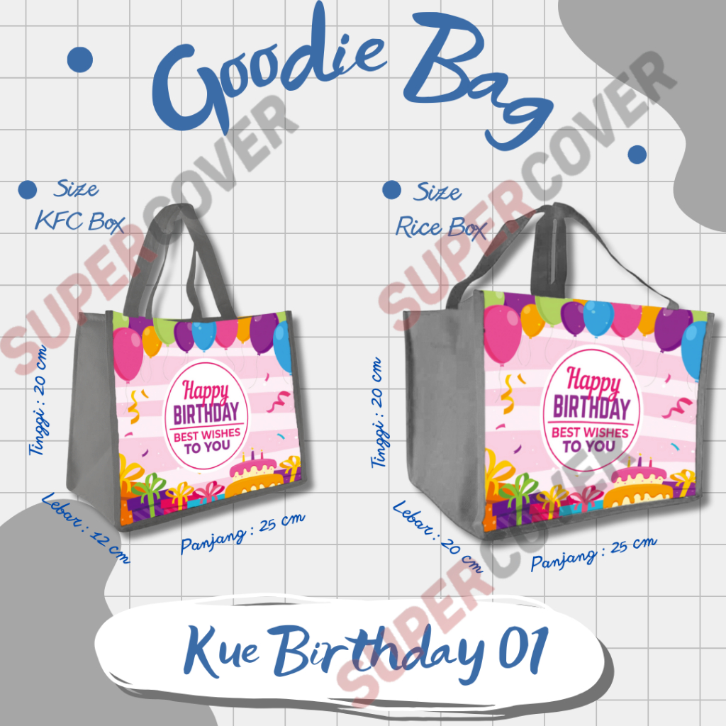 

Goodie Bag Birthday 01 Warna Abu-Abu Untuk Acara Ulang Tahun