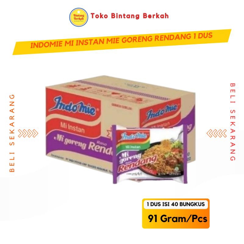 

Indomie Goreng Rendang - DUS isi 40 pcs
