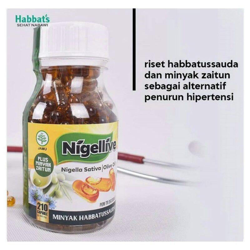 nigellive minyak habbatussauda nigellive 200 Kapsul