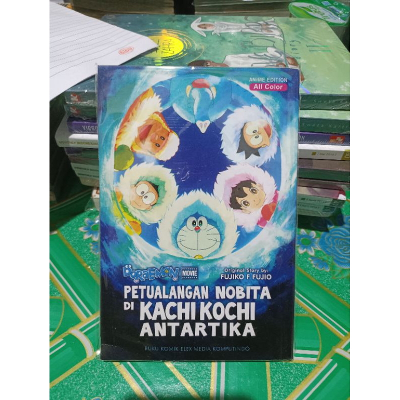 Komik Doraemon movie petualangan Nobita di kachi Kochi Antartika