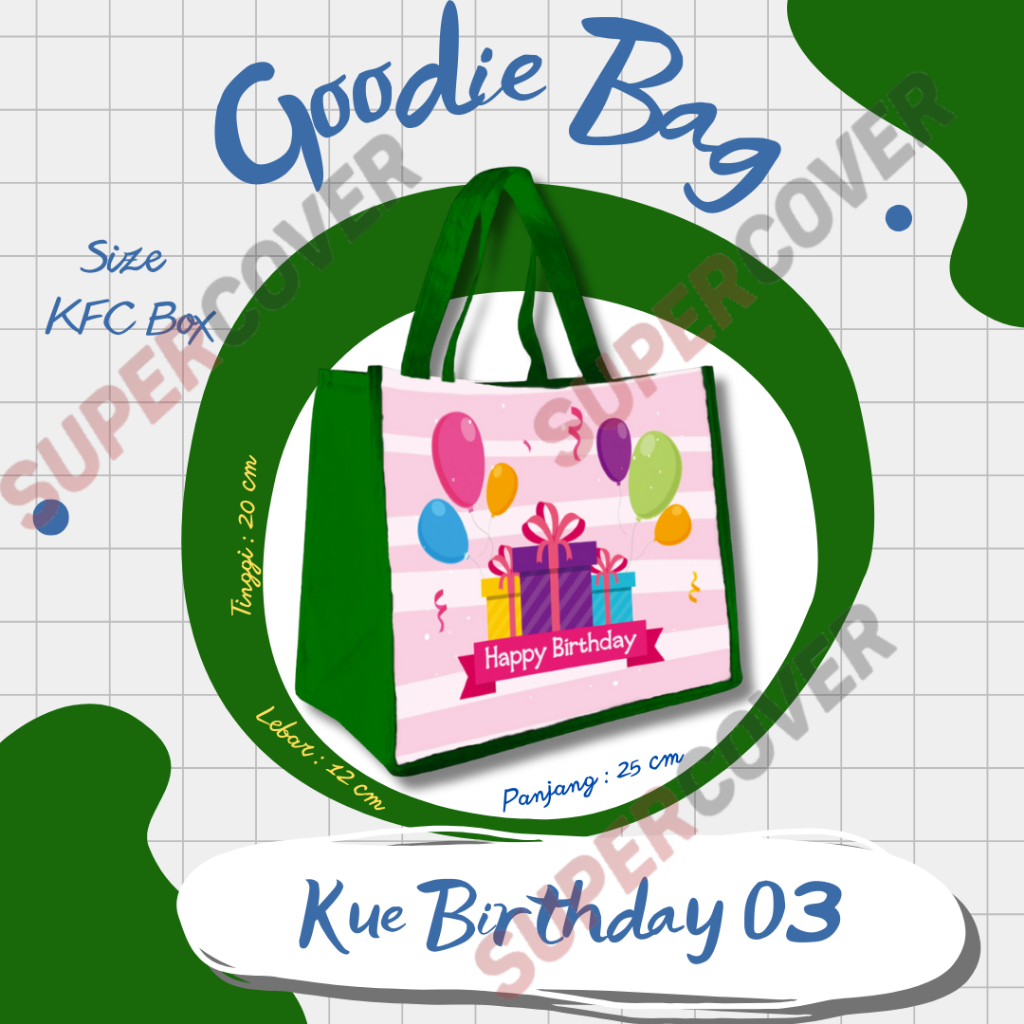 

Goodie Bag Birthday 03 Warna Hijau Tua Untuk Acara Ulang Tahun