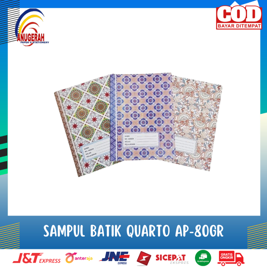 

SAMPUL BATIK QUARTO AP-80GR (PAK)