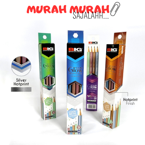 

Pensil 2B 966 Metallic Glow BIG Per Pack Isi 12