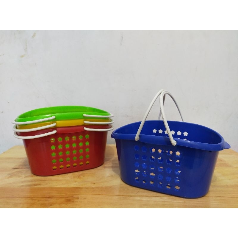Keranjang Plastik Serbaguna / Keranjang Sabun Plastik / Keranjang Kecil / Keranjang Parcel / Keranja