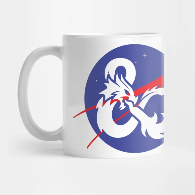Dungeons And Dragons Nasa Dungeons And Dragons Mug Gelas