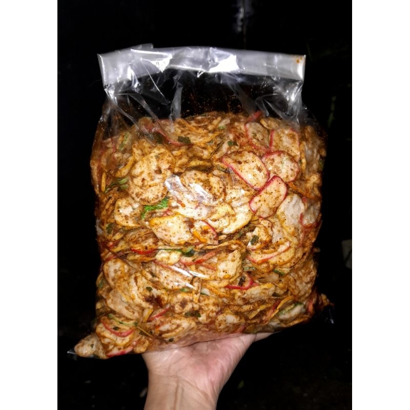 

kerupuk seblak kering EXTRA PEDAS 1kg
