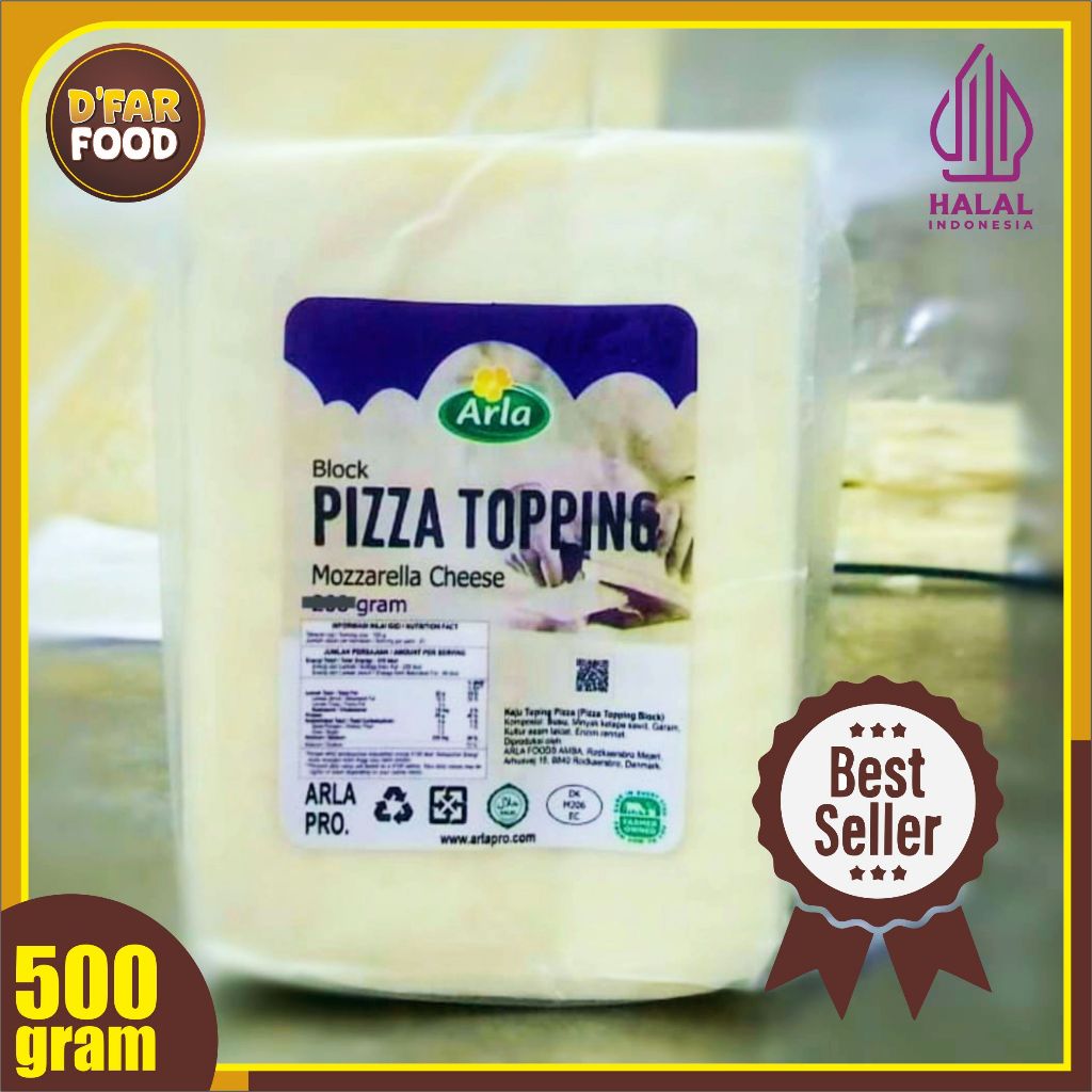 

Keju Mozzarella Arla 500gr / Pizza Topping Mozzarella Cheese - Keju Arla Repack 500gr