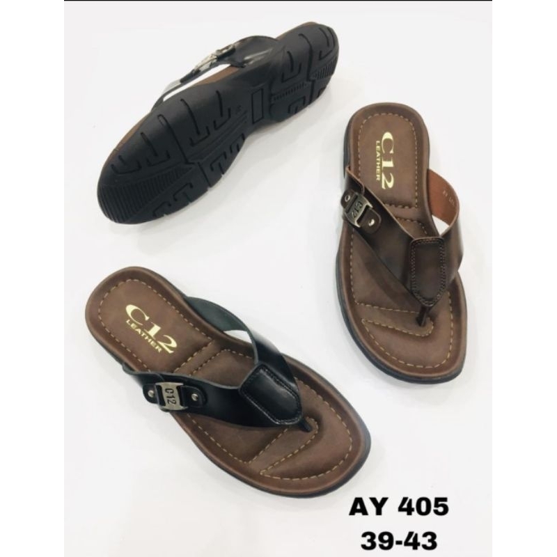 SANDAL KULIT PRIA C12 AY 405 39-43