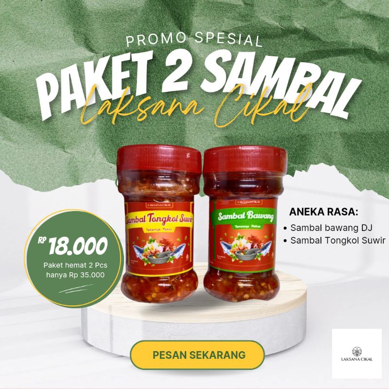 

Sambal Bawang | Tongkol Suwir /Paket Promo Spesial