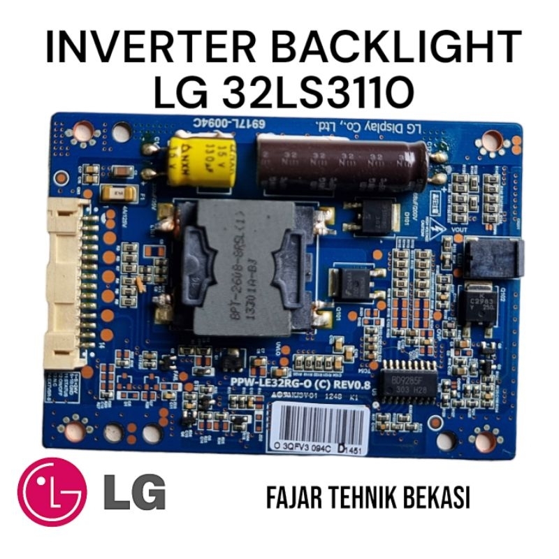 INVERTER BACKLIGHT TV LG 32LS3110
