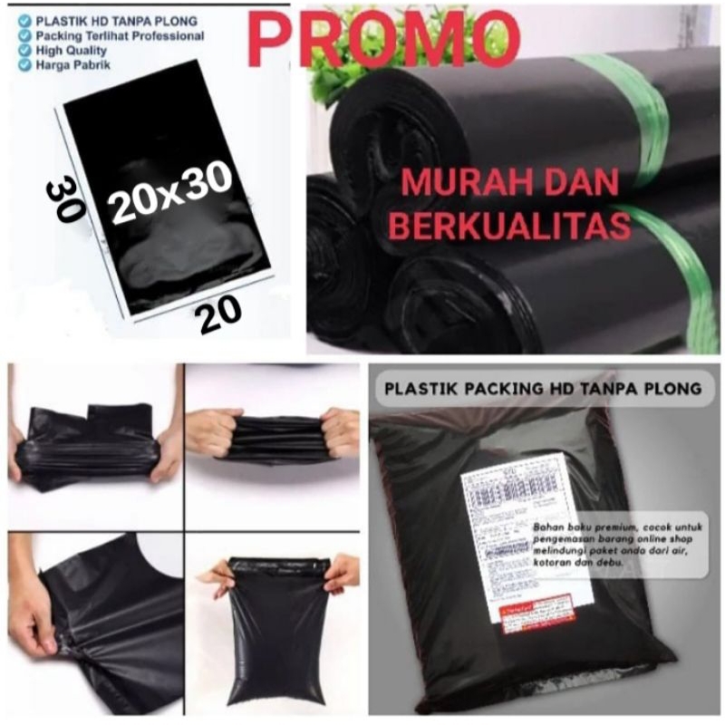 

PLASTIK PACKING MURAH UK.20X30 KETEBALAN 0,4