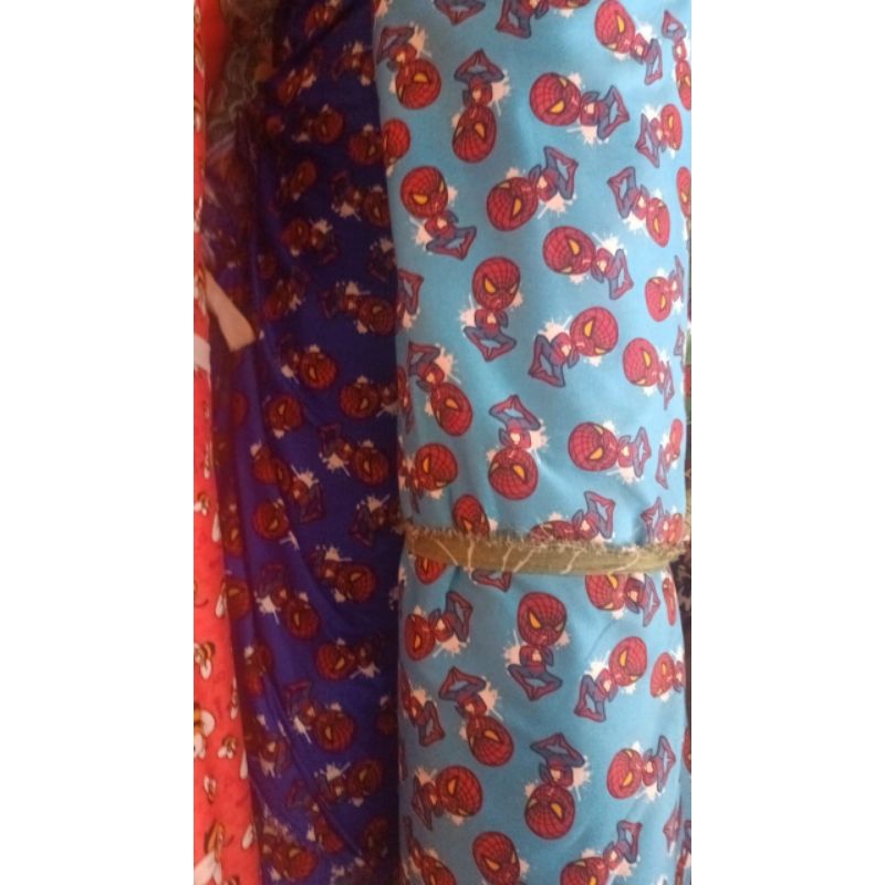 kain sprei tabur motif anak